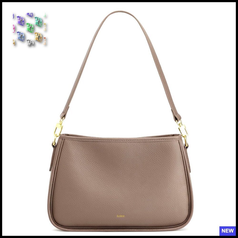 Leather Crossbody Hobo Bag with Removable Straps Elegant Everyday Chic